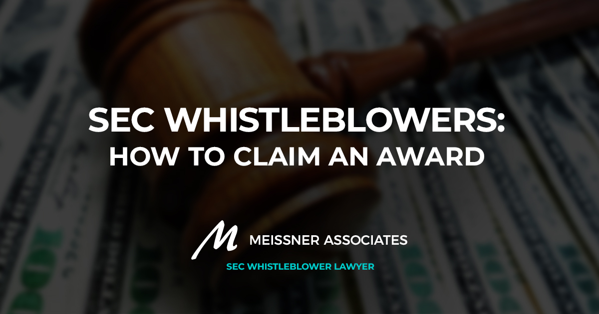 SEC Whistleblowers: How to Claim an Award