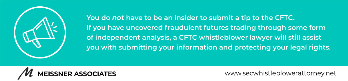 CFTC Whistleblowing Doesn't Require Being an Insider