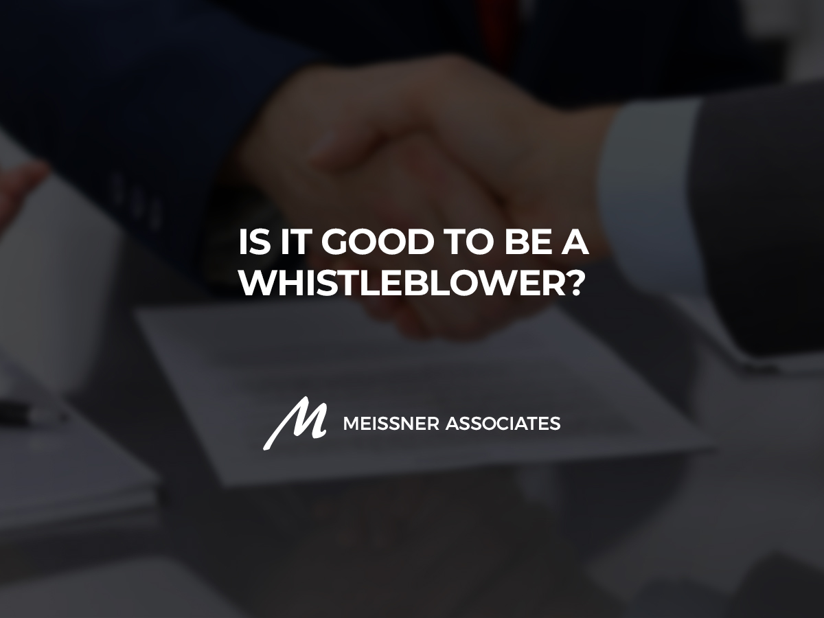 Is It Good to Be a Whistleblower?